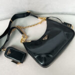 Prada Re-Edition 2005 Leather Bag 1BH204 Black